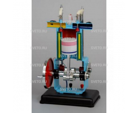 Модель двигателя внутреннего сгорания  (Модель четырехтактного двигателя)